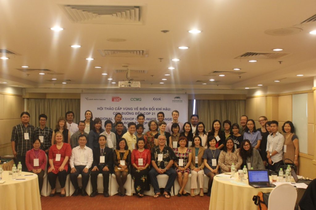 Participants to the Workshop on PreCop: Road to Paris, Hanoi, Vietnam